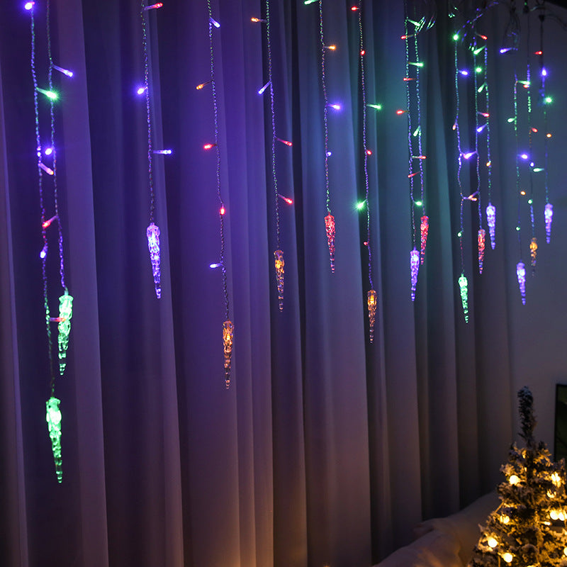 quntis-xmas-lights-eiszapfen-lichterkette-5m-bunt-36-str-nge image 2