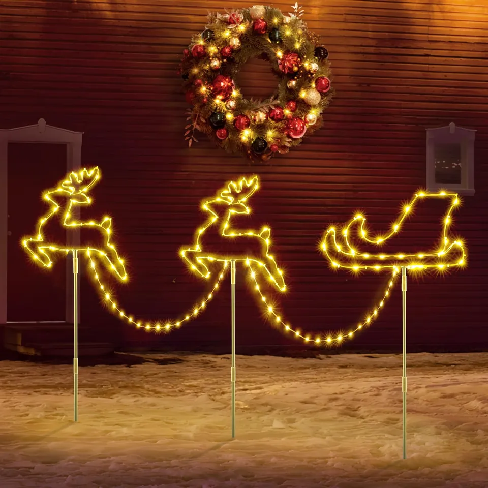 quntis-xmas-lights-schneeflocke-gartenstecker-2er-pack-bunt image 1