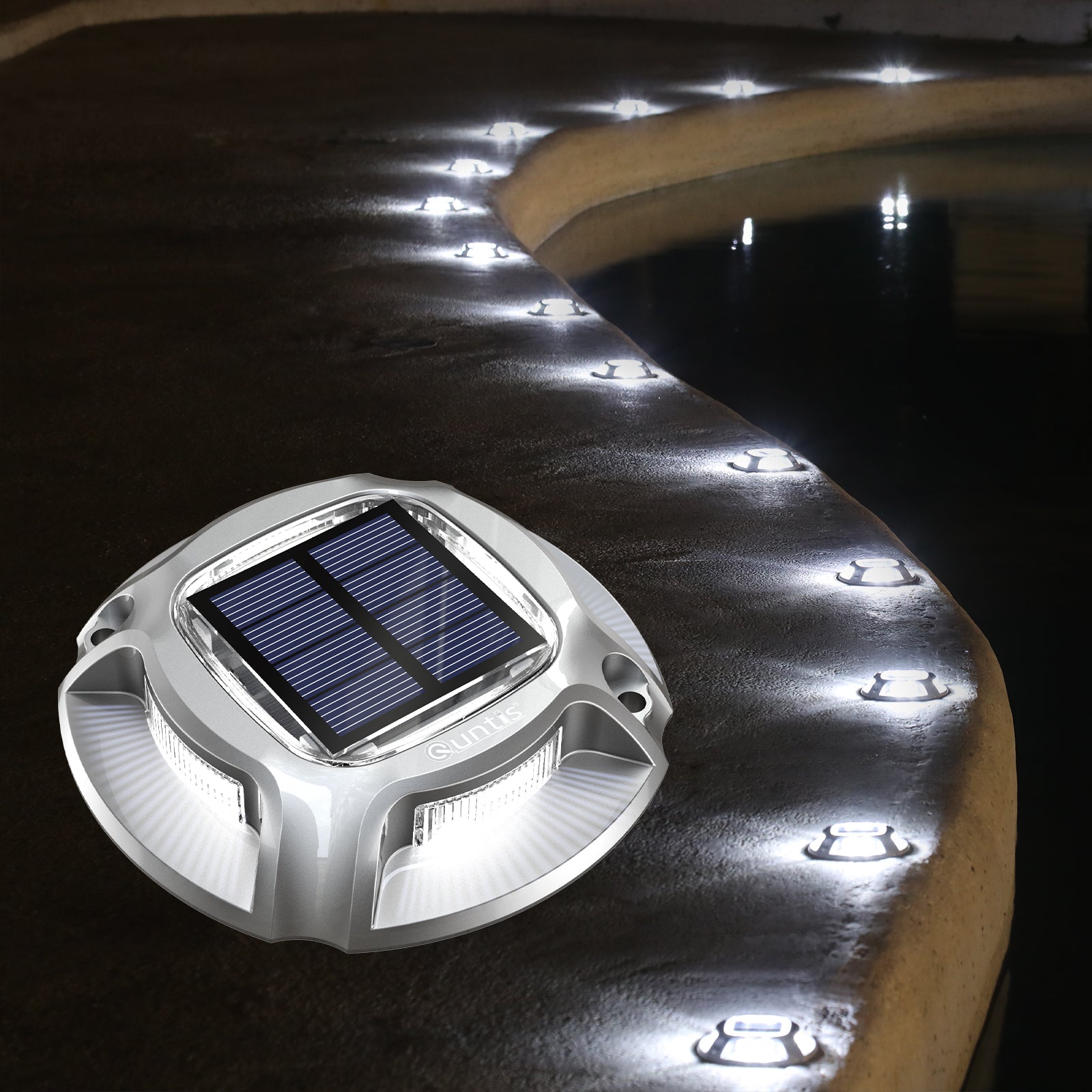 quntis-led-solar-lights-deck-light-solar-bodenleuchte-4er-pack-ip68-alu image 6