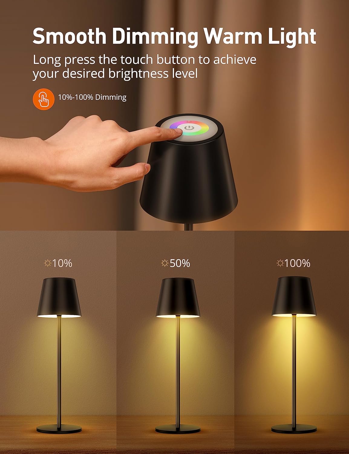 quntis-table-lamps-akku-tischlampe-schwarz-rgb-dimmbar image 5