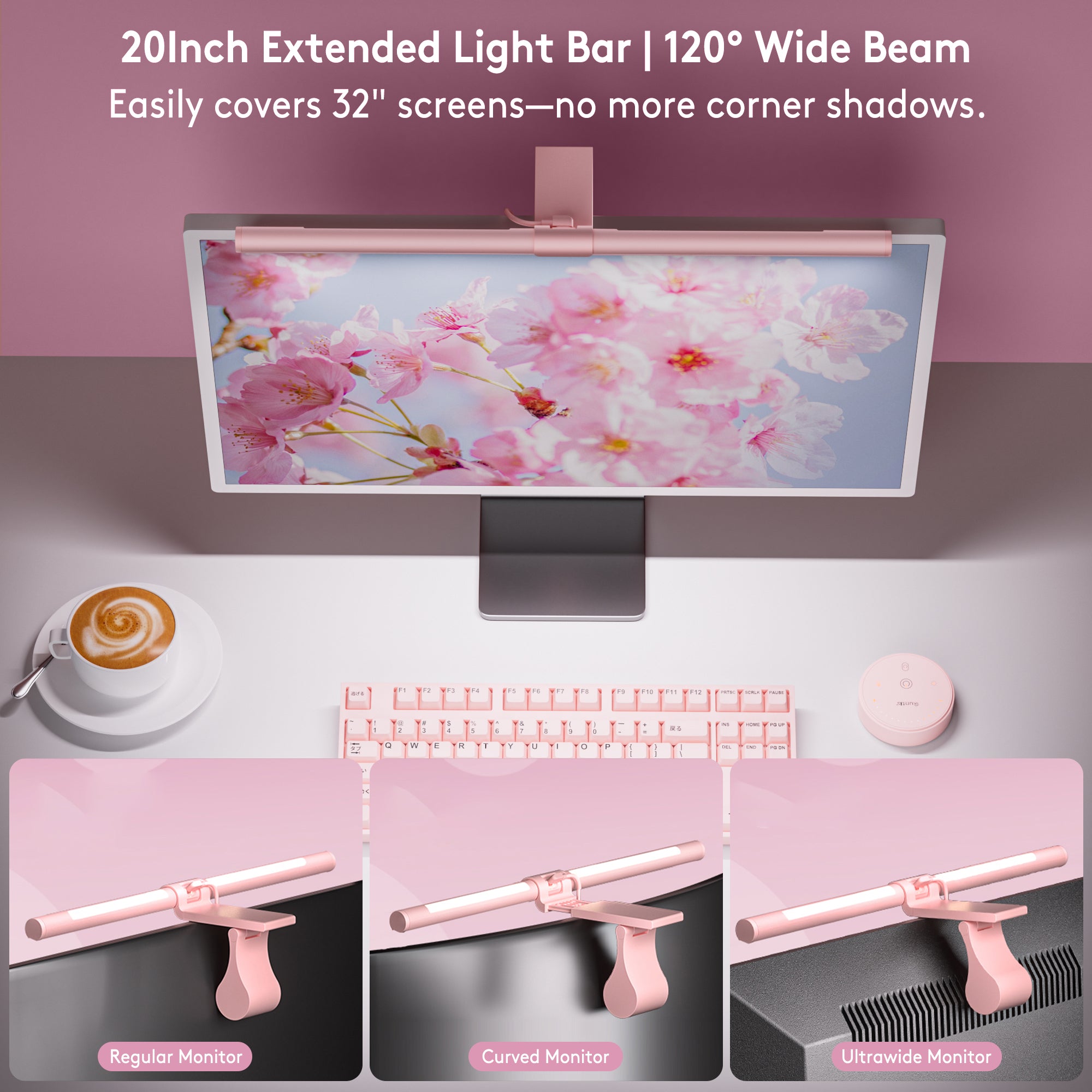 quntis-im-series-monitor-light-bar-pink-51-cm-rgb image 2