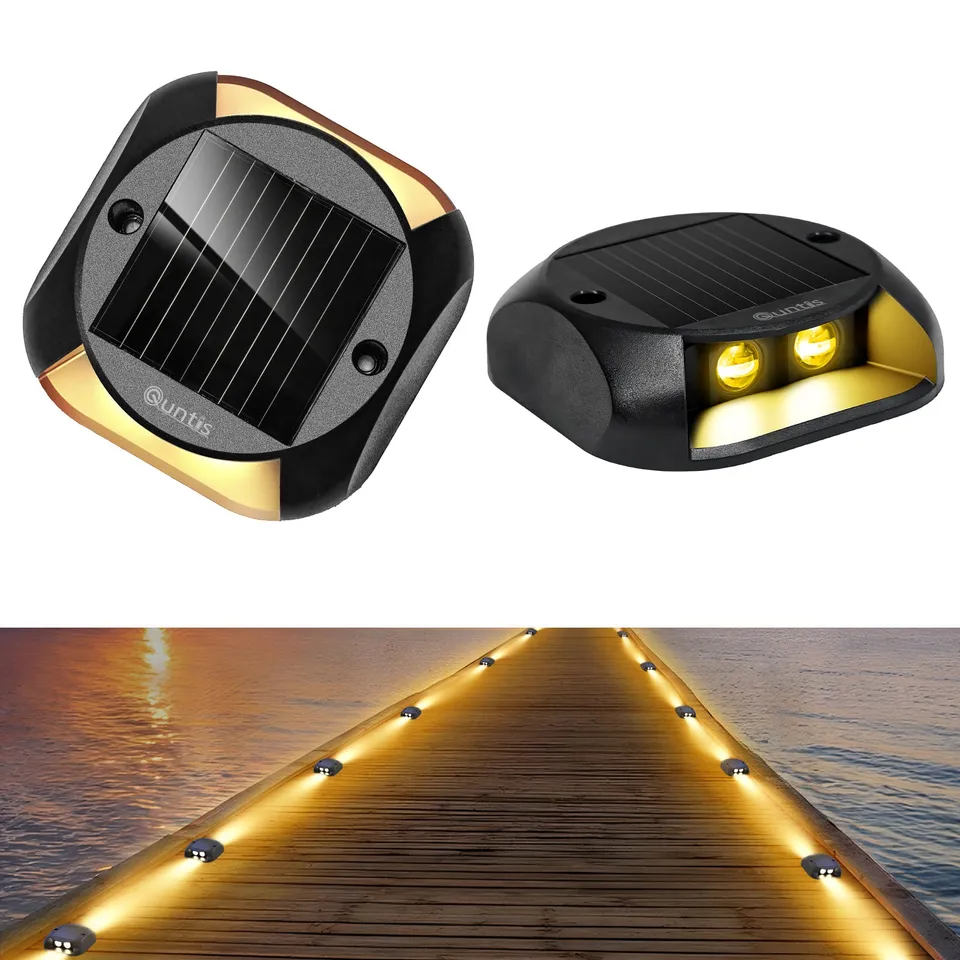 quntis-led-solar-deck-lights-warmwei-4er-pack-ip65 image 1