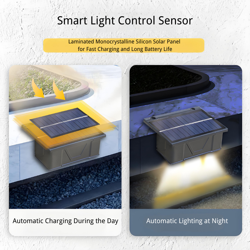 quntis-led-solar-lights-zaunlicht-warmwei-4er-set-ip65 image 2