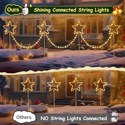 quntis-xmas-lights-led-sterne-wegleuchten-2er-pack-farbwechsel image 6