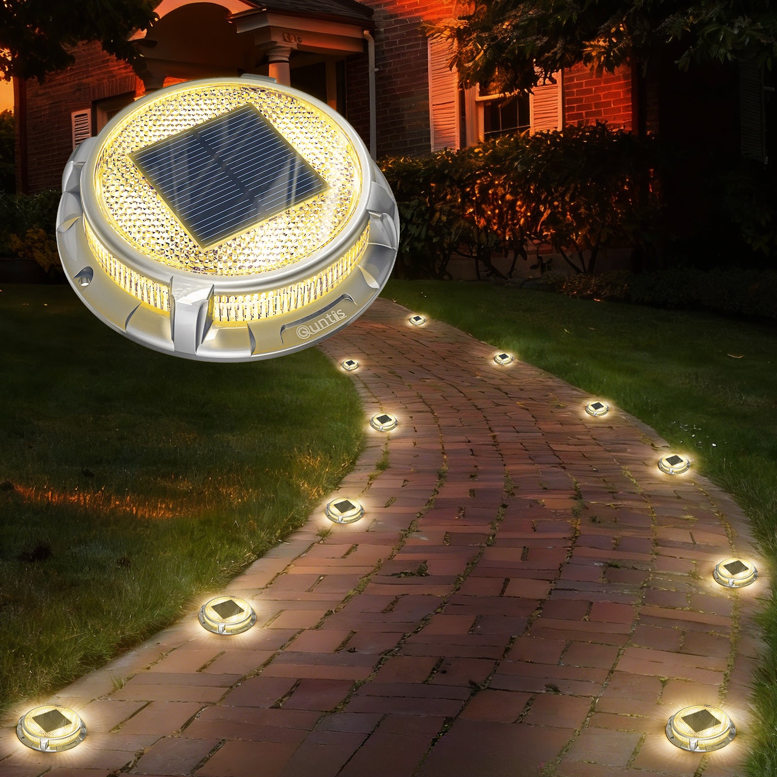 quntis-led-solar-lights-bodenlicht-bunt-4er-pack-ip68 image 2