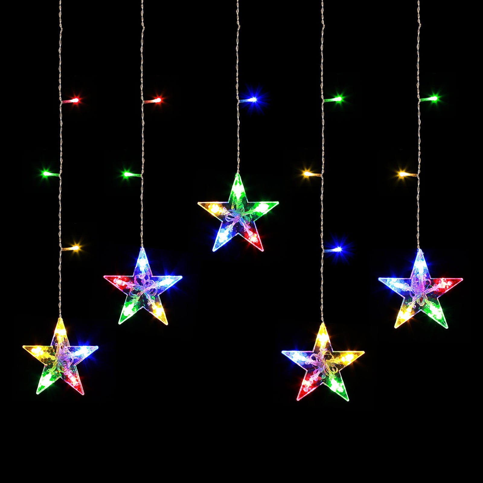 quntis-xmas-lights-sternenvorhang-36-leds-warmwei image 3