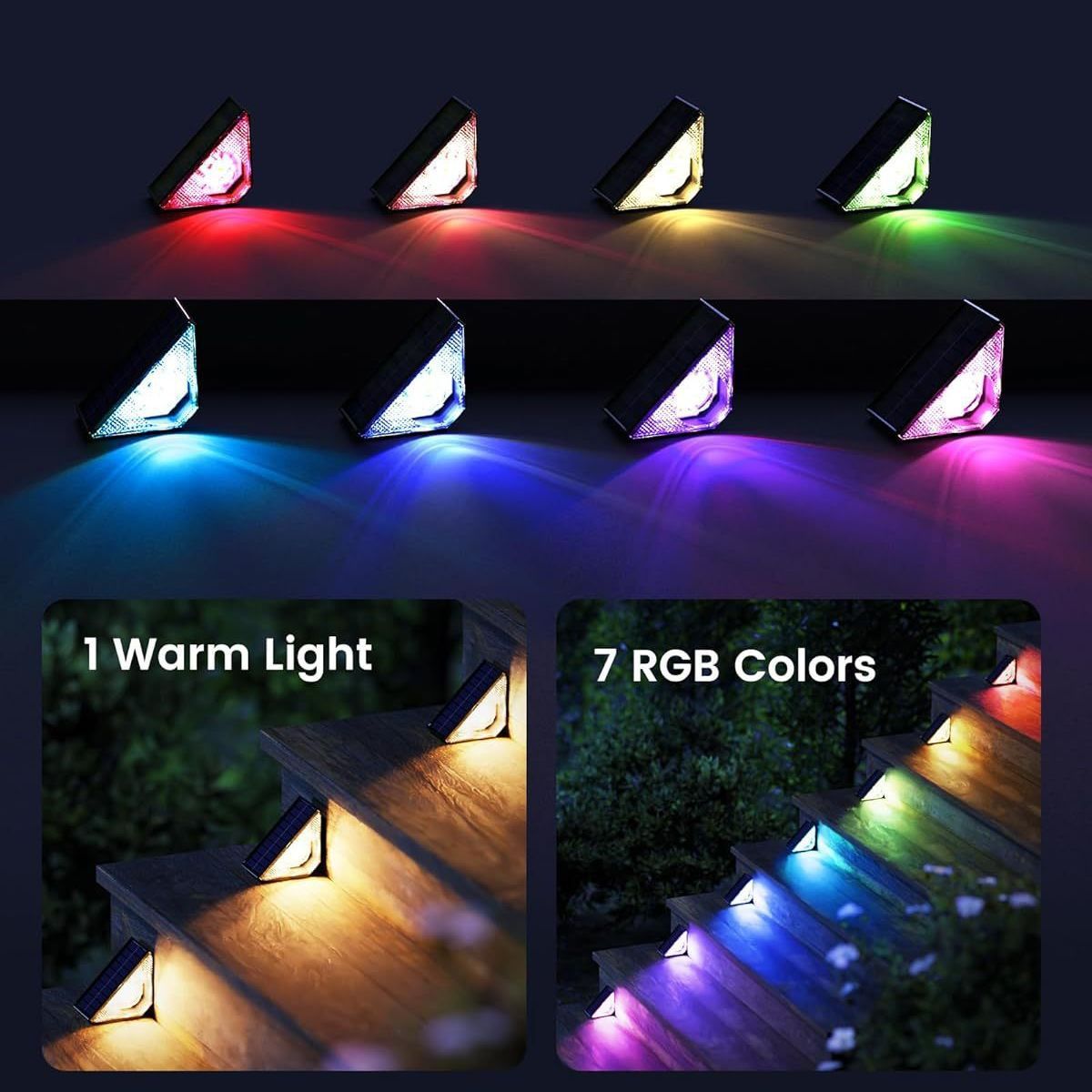 quntis-led-solar-lights-treppenleuchte-rgbww-4er-pack-ip65 image 3