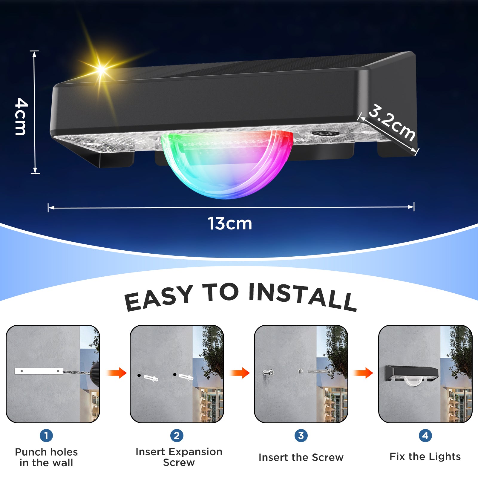 quntis-solar-zaunlicht-led-rgbcw-4-st-ck-50lm-ip44 image 3