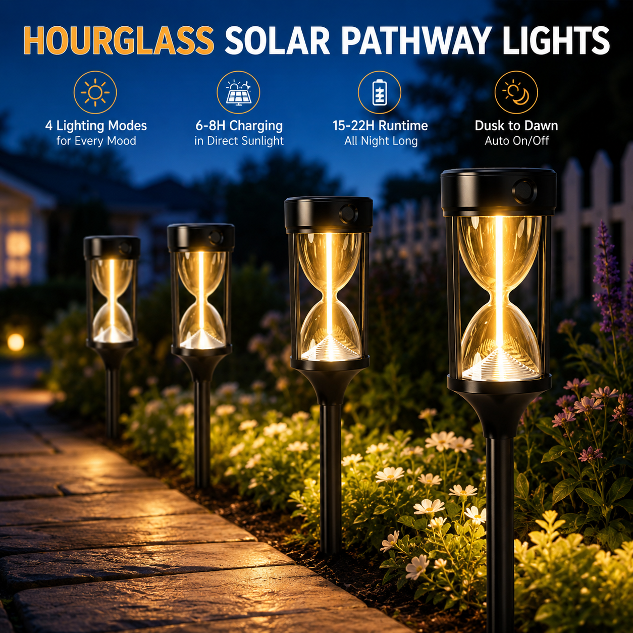 quntis-led-solar-lights-wegeleuchten-4er-set-warmwei-solar image 2