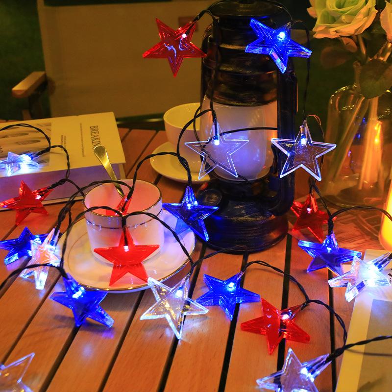 quntis-xmas-lights-stern-lichterkette-12-meter-solar-mehrfarbig image 3