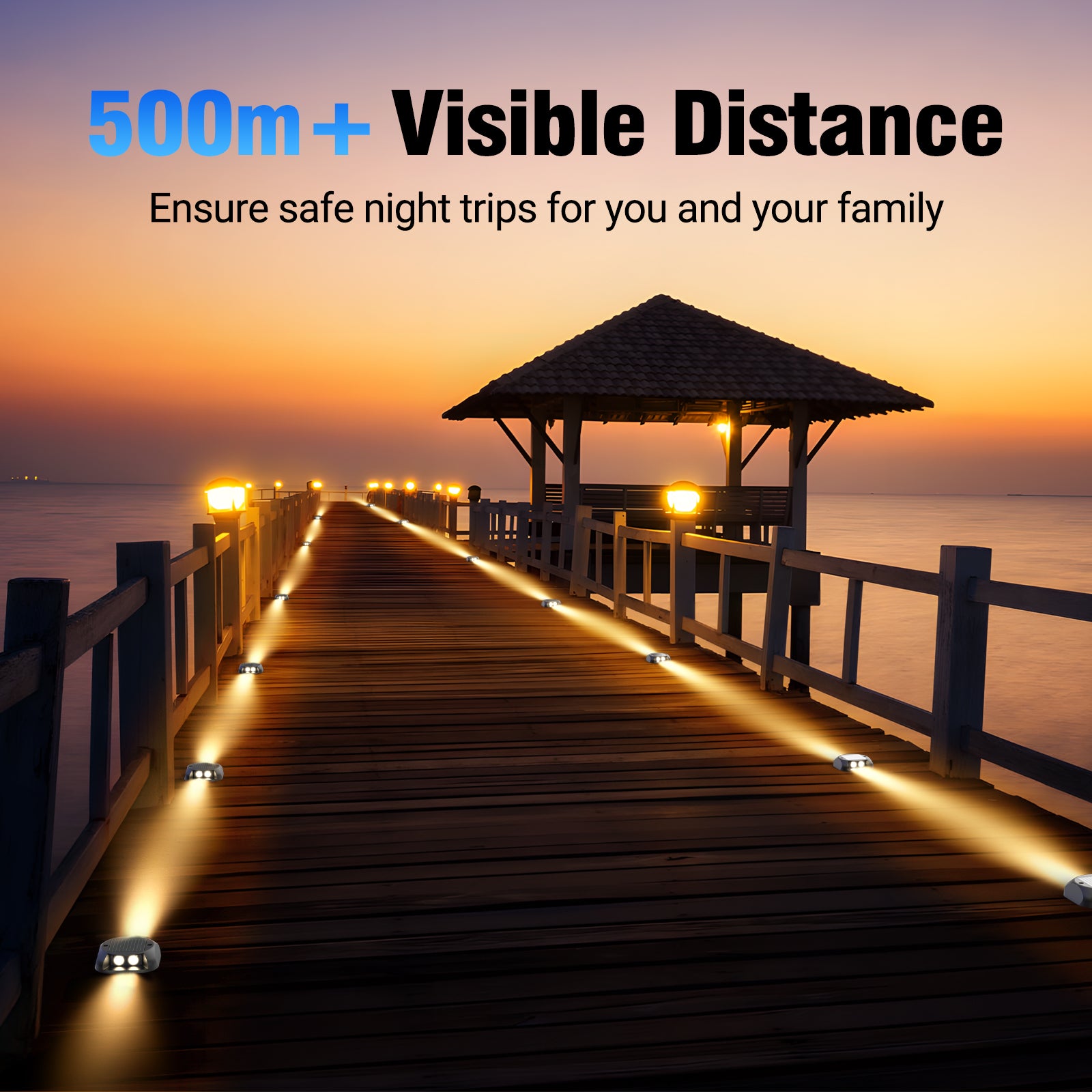 quntis-led-solar-deck-lights-warmwei-4er-pack-ip65 image 5