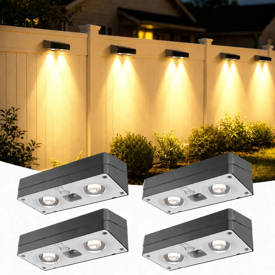 quntis-led-solar-lights-zaunleuchte-rgb-4er-pack-12-modi-ip44 image 1