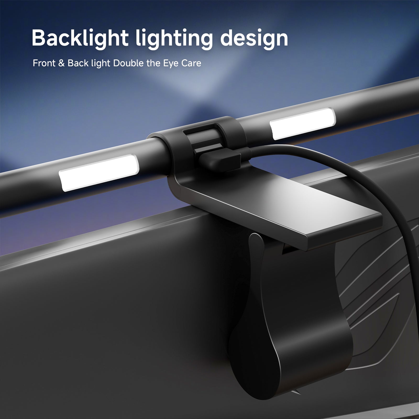 quntis-glow-monitorlampe-41-cm-grau-mit-fernbedienung-dimmbar image 2