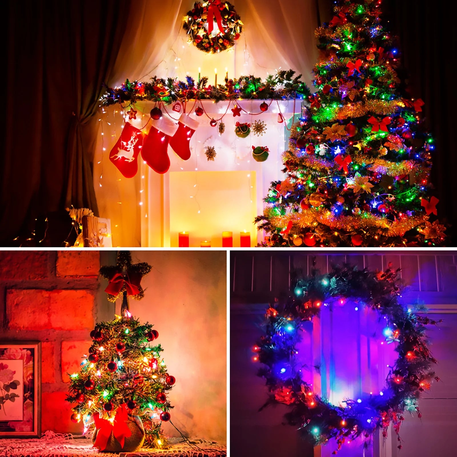 quntis-xmas-lights-300-led-lichterkette-bunt-akku-40m image 8