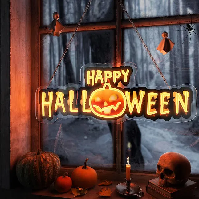 quntis-halloween-lights-happy-halloween-k-rbis-neonschild-33-zoll-led image 1
