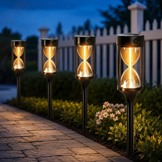 quntis-led-solar-lights-wegeleuchten-4er-set-warmwei-solar image 1