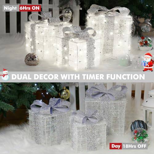 quntis-xmas-lights-geschenkboxen-3er-set-140-leds-warmwei image 4