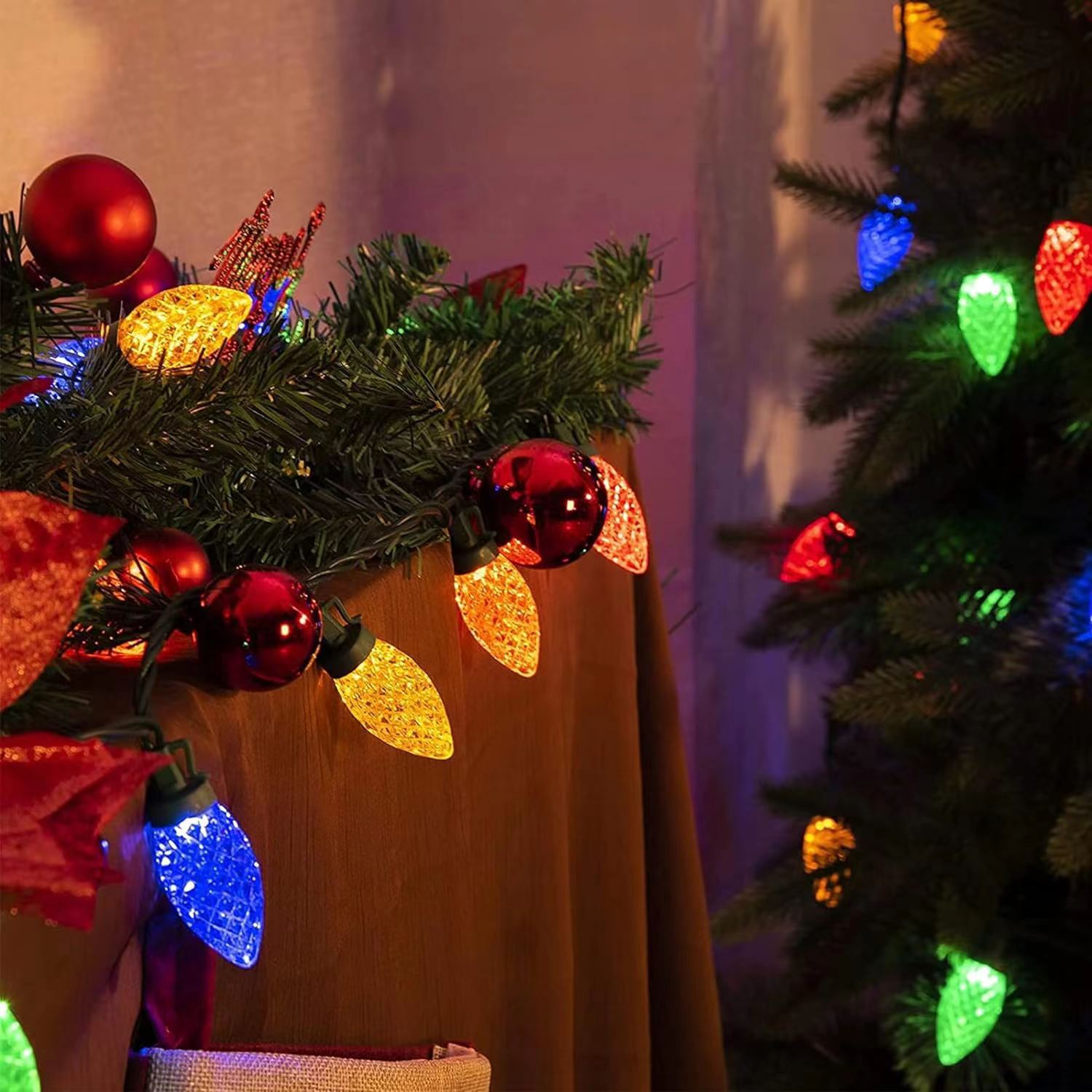 quntis-xmas-lights-c9-erdbeer-lichterkette-bunt-7m-50-led-solar image 3