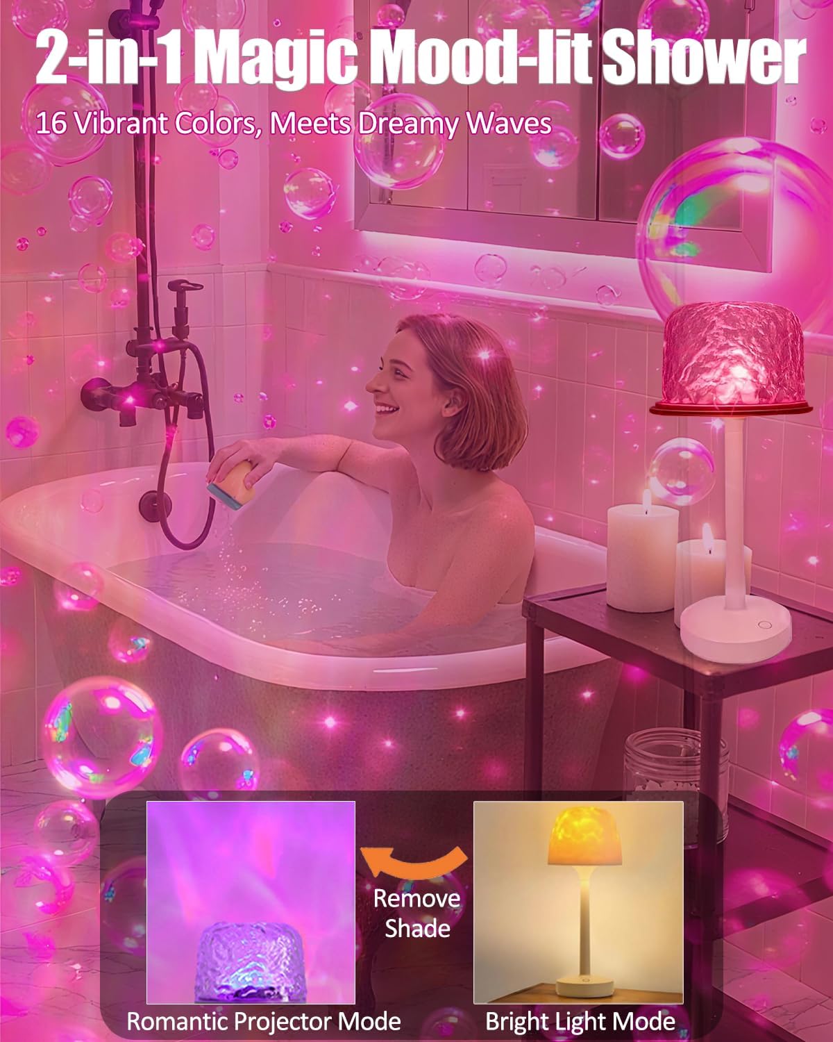 quntis-gaming-rgb-lights-ocean-wave-tischlampe-1-st-ck-rgb image 2