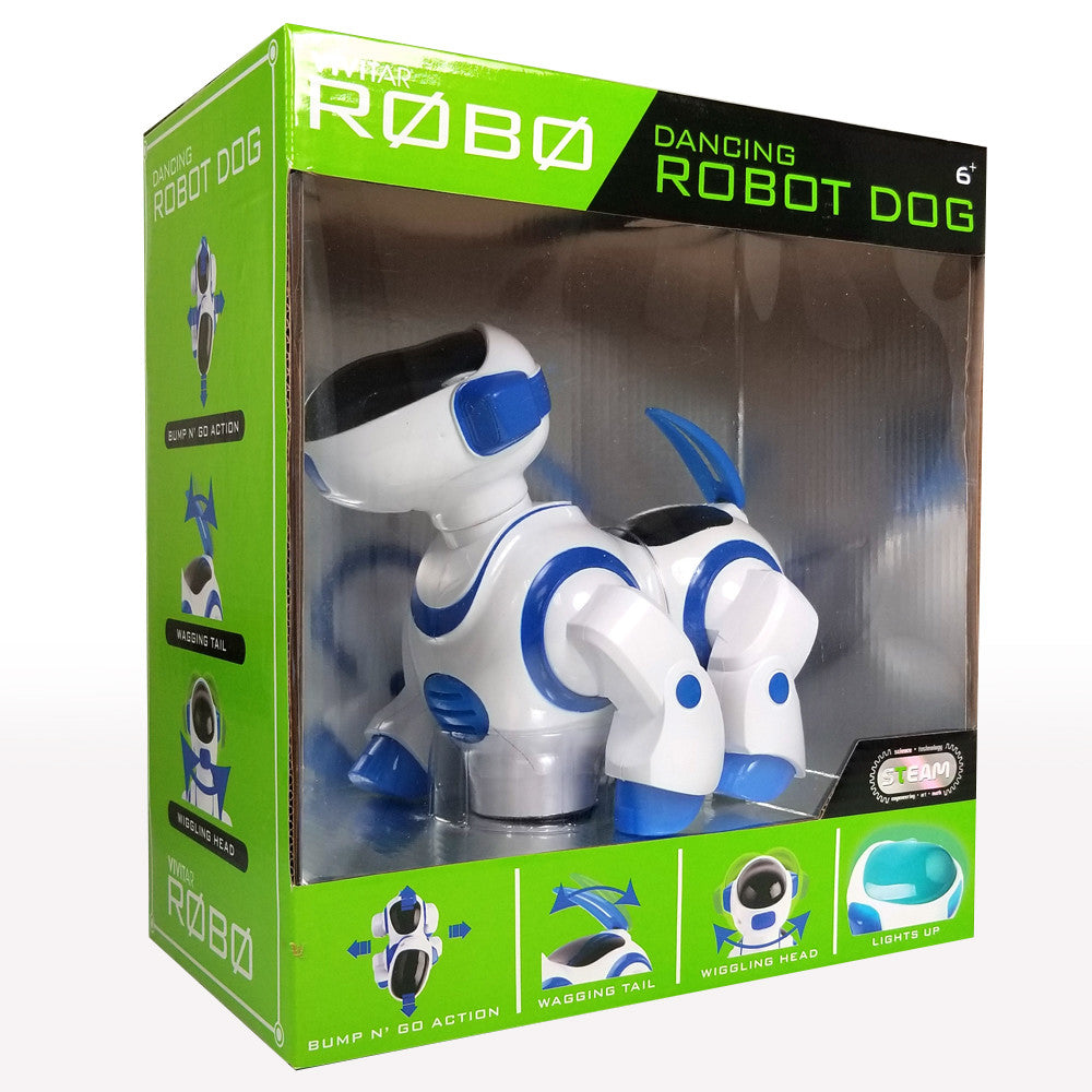 vivitar-steam-robot-dog-roboterhund-blau-mit-licht-und-tanz image 3