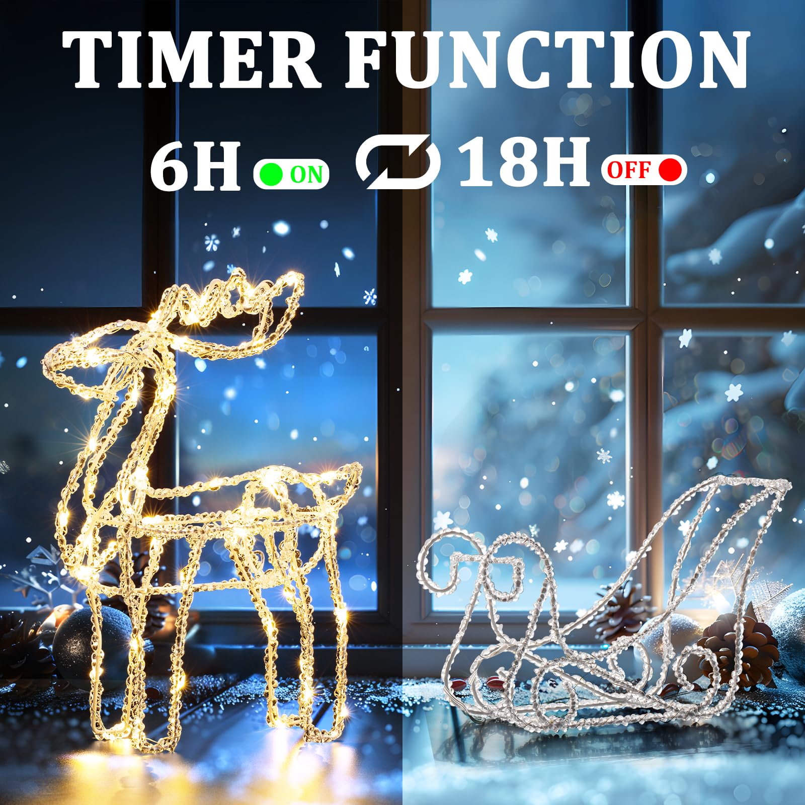 quntis-xmas-lights-elch-mit-schlitten-warmwei-100-led-figur image 7