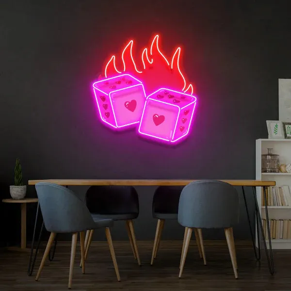 quntis-neon-signs-w-rfel-neonschild-50cm-led-lila-rot image 1