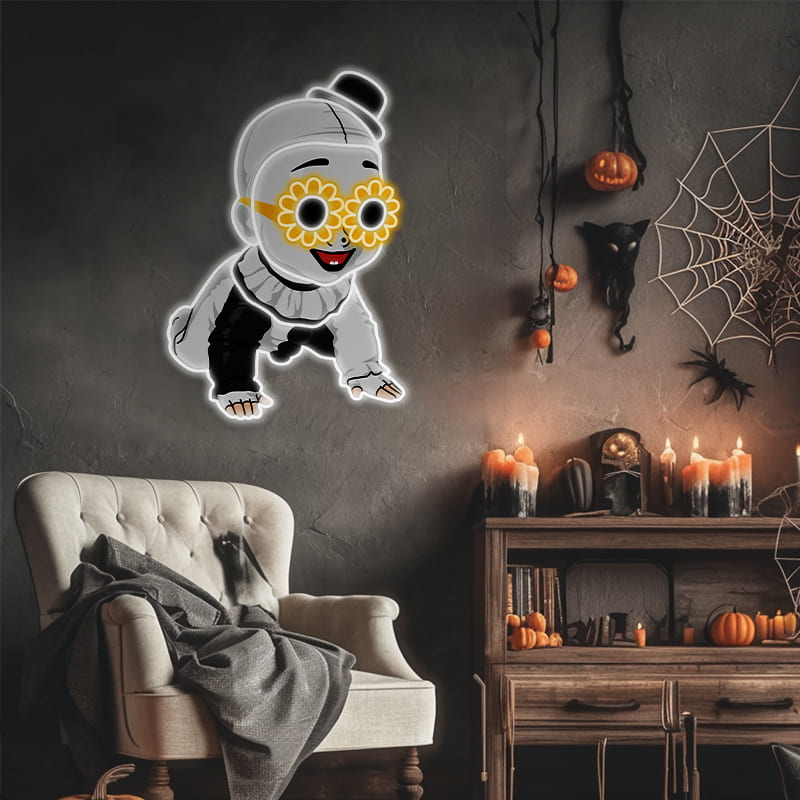 quntis-halloween-lights-baby-art-neon-sign-led-50cm-sonnenblume image 5