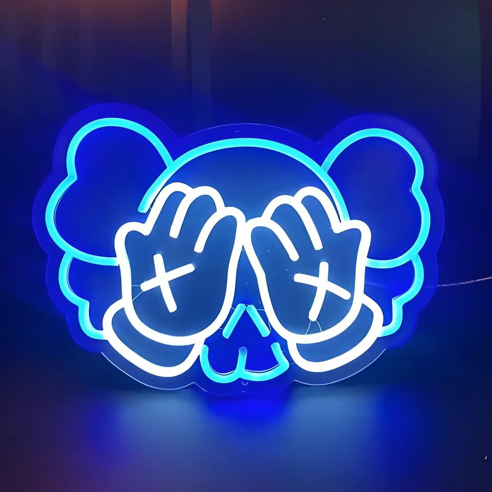 quntis-neon-signs-h-nde-lila-50cm-led-neonschild-pop-art image 1