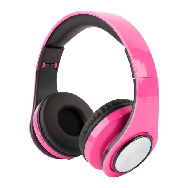 vivitar-chrome-bluetooth-kopfh-rer-rosa-kabellos-mit-mikrofon image 1