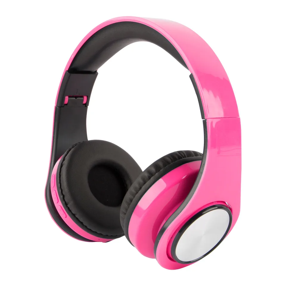 vivitar-chrome-bluetooth-kopfh-rer-rosa-kabellos-mit-mikrofon image 1