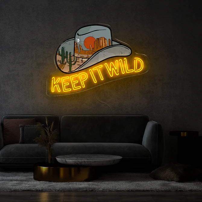 quntis-neon-signs-keep-it-wild-neon-schild-40cm-bunt image 3