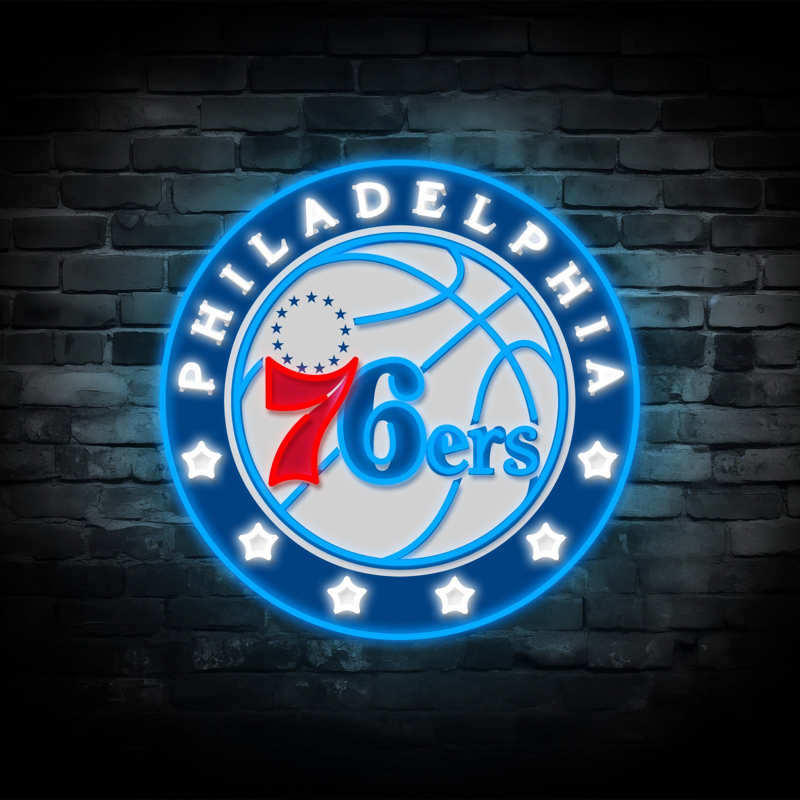 quntis-philadelphia-76ers-neonschild-30-zoll-nba-led image 1