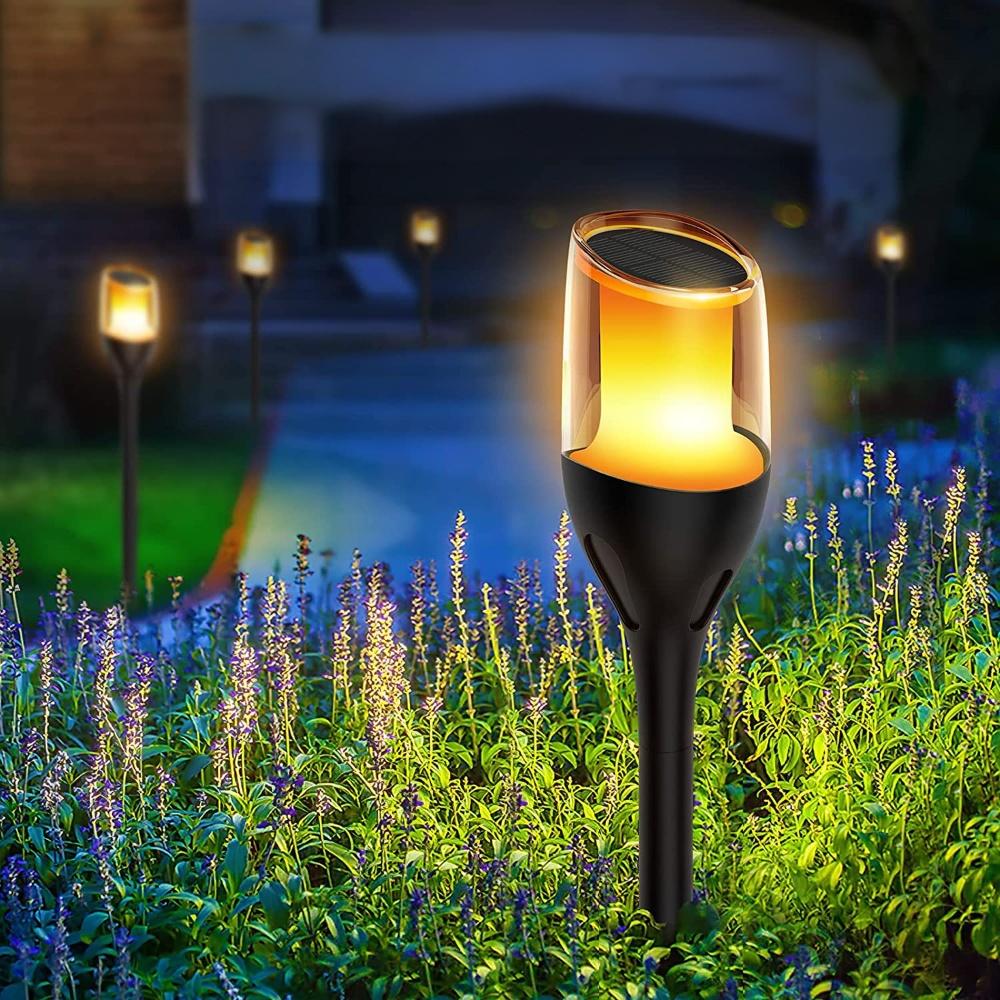 quntis-led-solar-lights-solarfackel-4er-pack-flammenlicht image 2