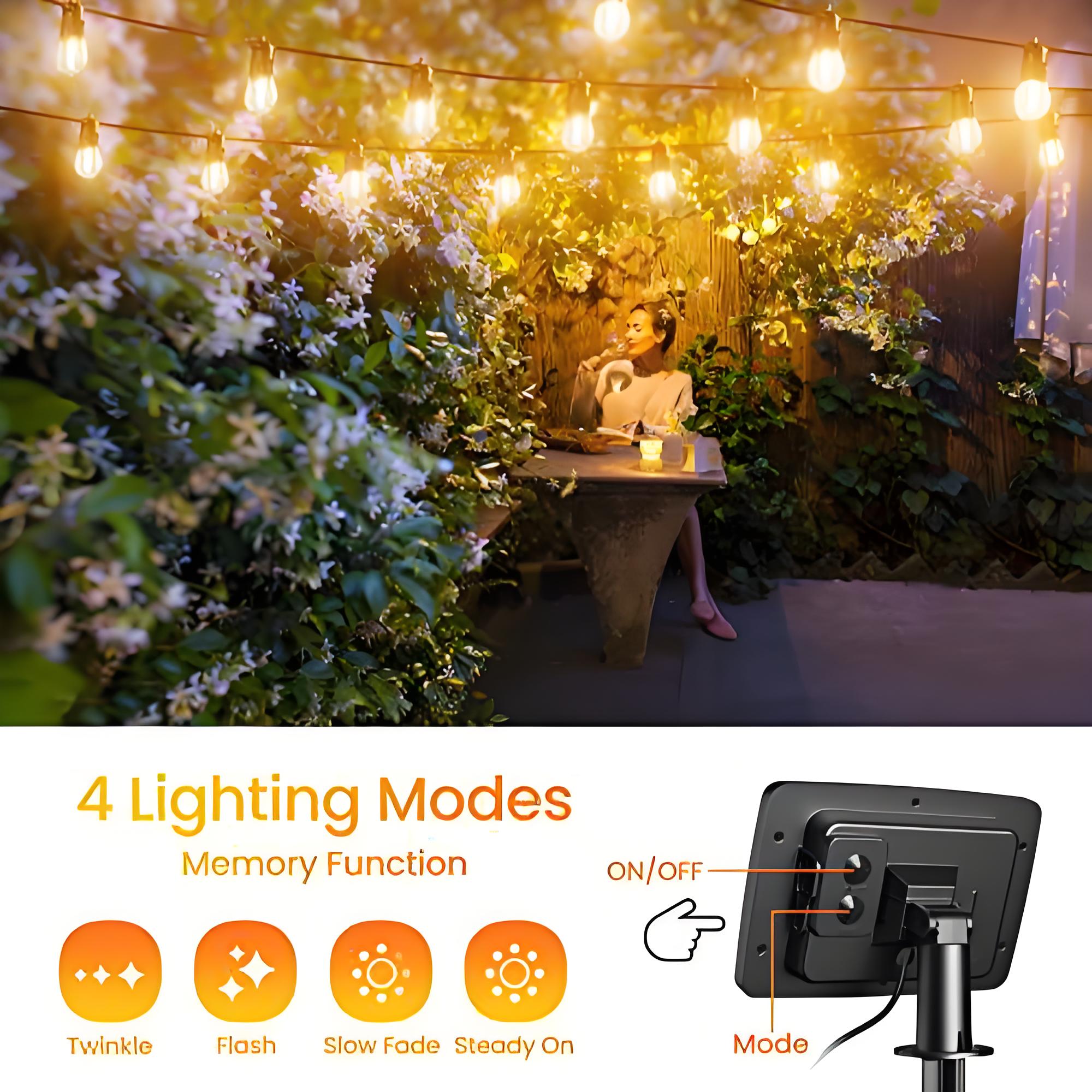 quntis-led-solar-lichterkette-16-5-m-warmwei-s14-16-bulbs image 5