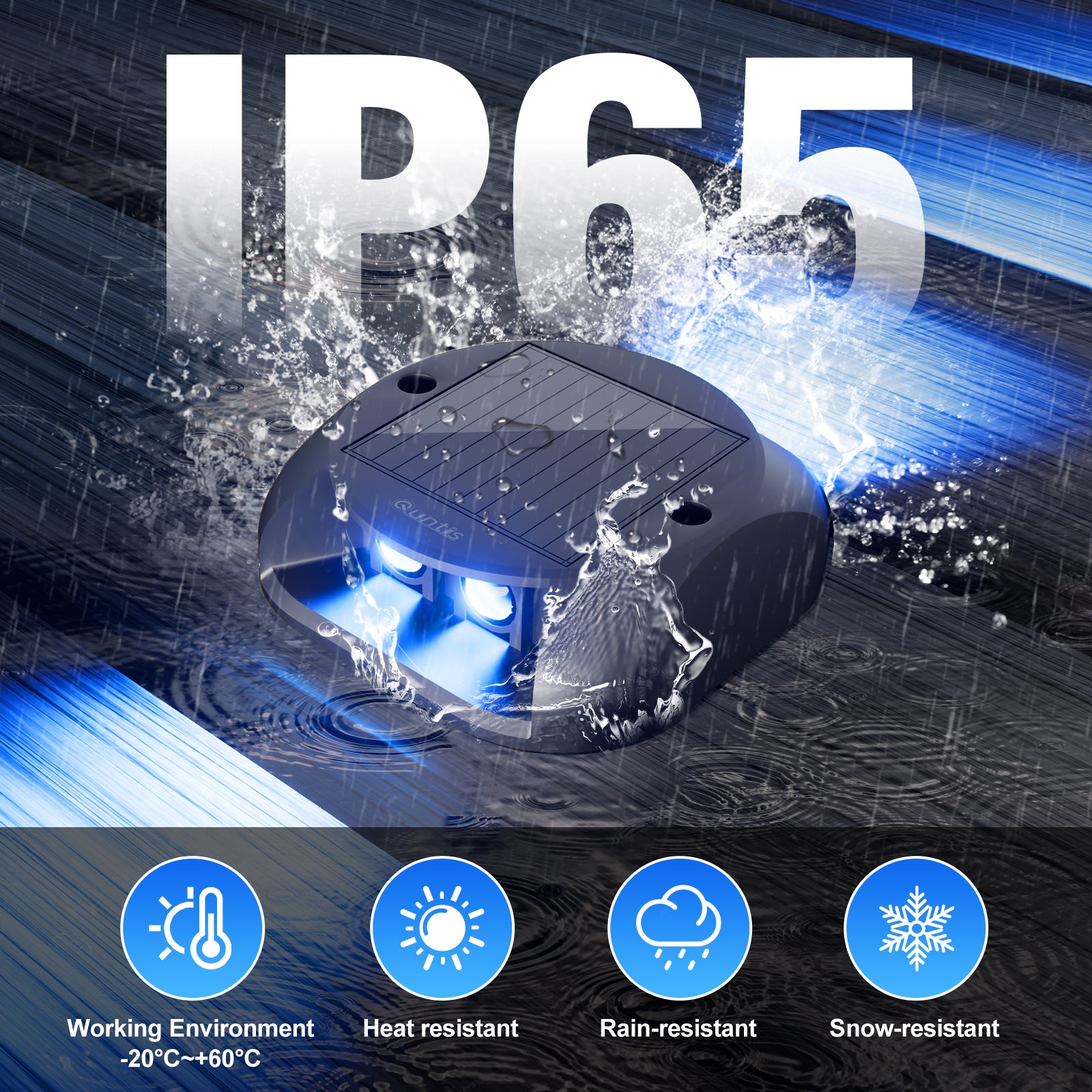 quntis-solar-deck-bodenlichter-blau-led-4er-set-ip65 image 2