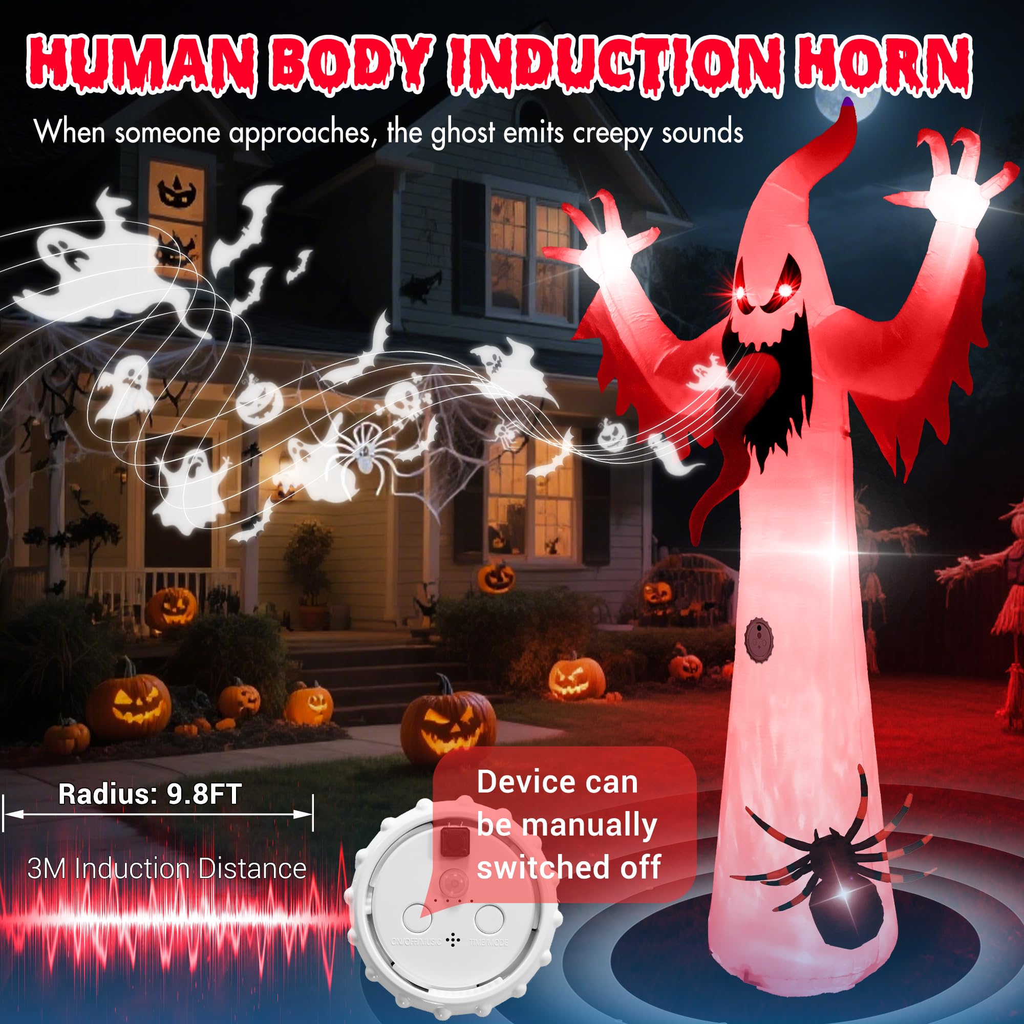 quntis-halloween-lights-aufblasbarer-geist-12ft-mit-spinne-led image 8