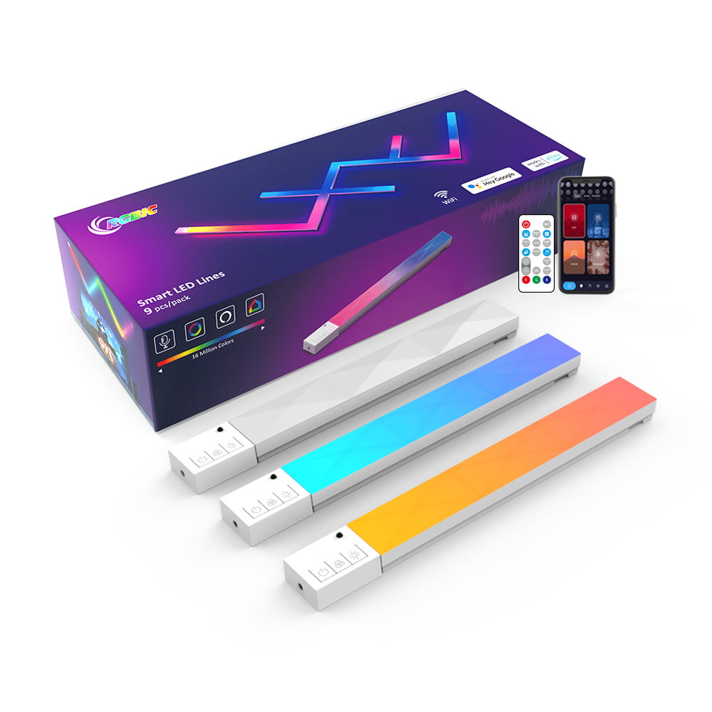 quntis-gaming-rgb-lights-glide-wandleuchte-9er-set-app-musik-eu image 1