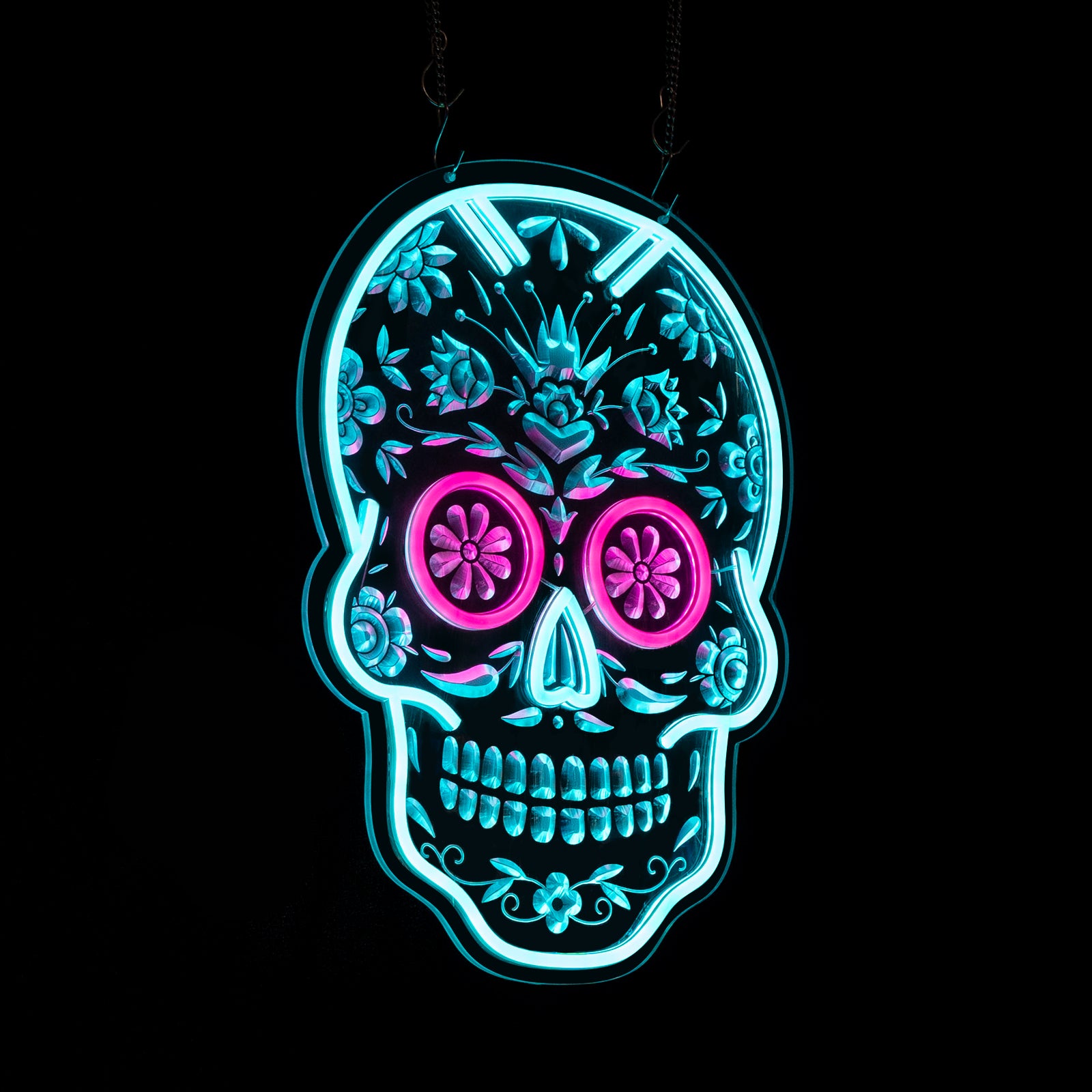 quntis-halloween-lights-skull-neon-schild-40-cm-graviert image 2