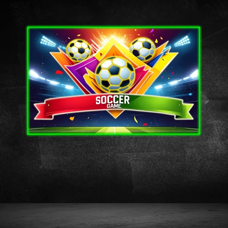 quntis-neon-signs-world-cup-fu-ball-neonschild-40-zoll-led image 1