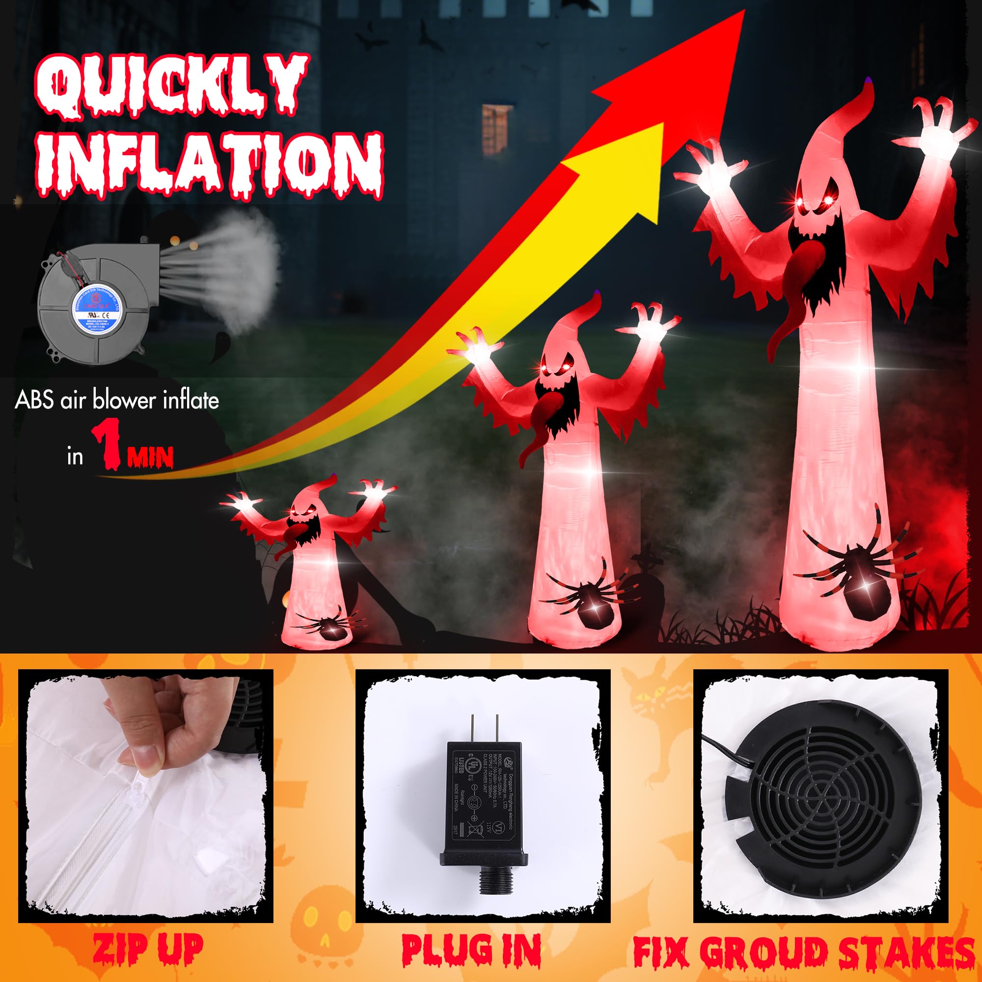 quntis-halloween-lights-aufblasbarer-geist-12ft-mit-spinne-led image 4
