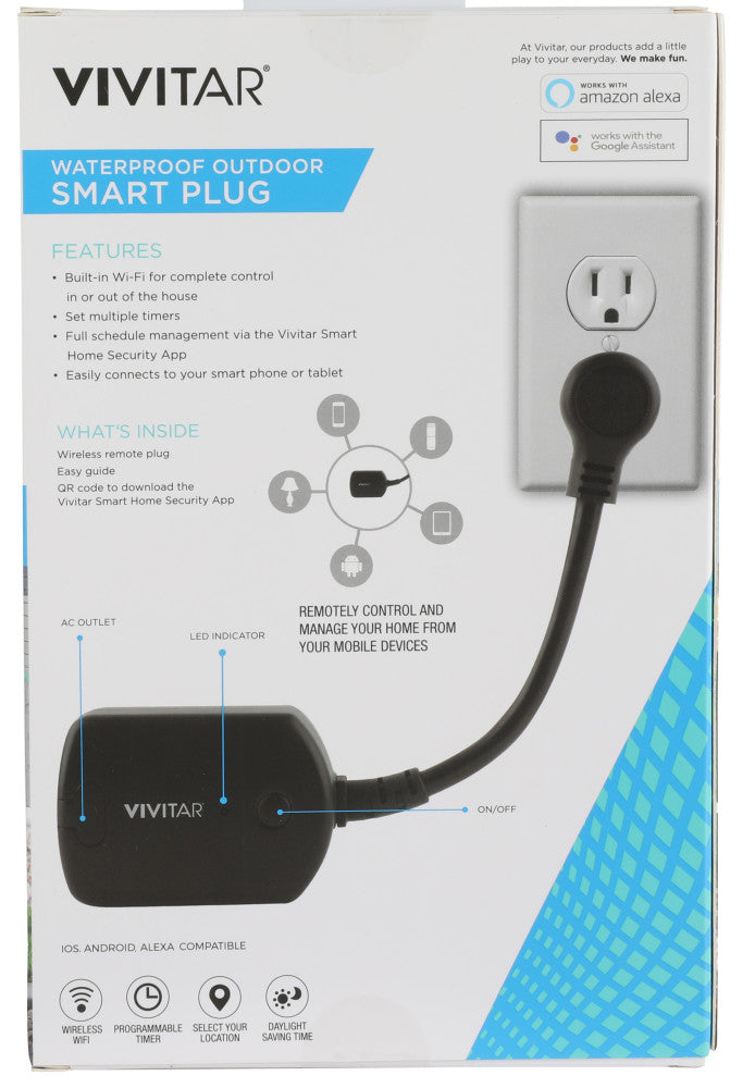 vivitar-smart-home-outdoor-smart-plug-wlan-wasserdicht image 4