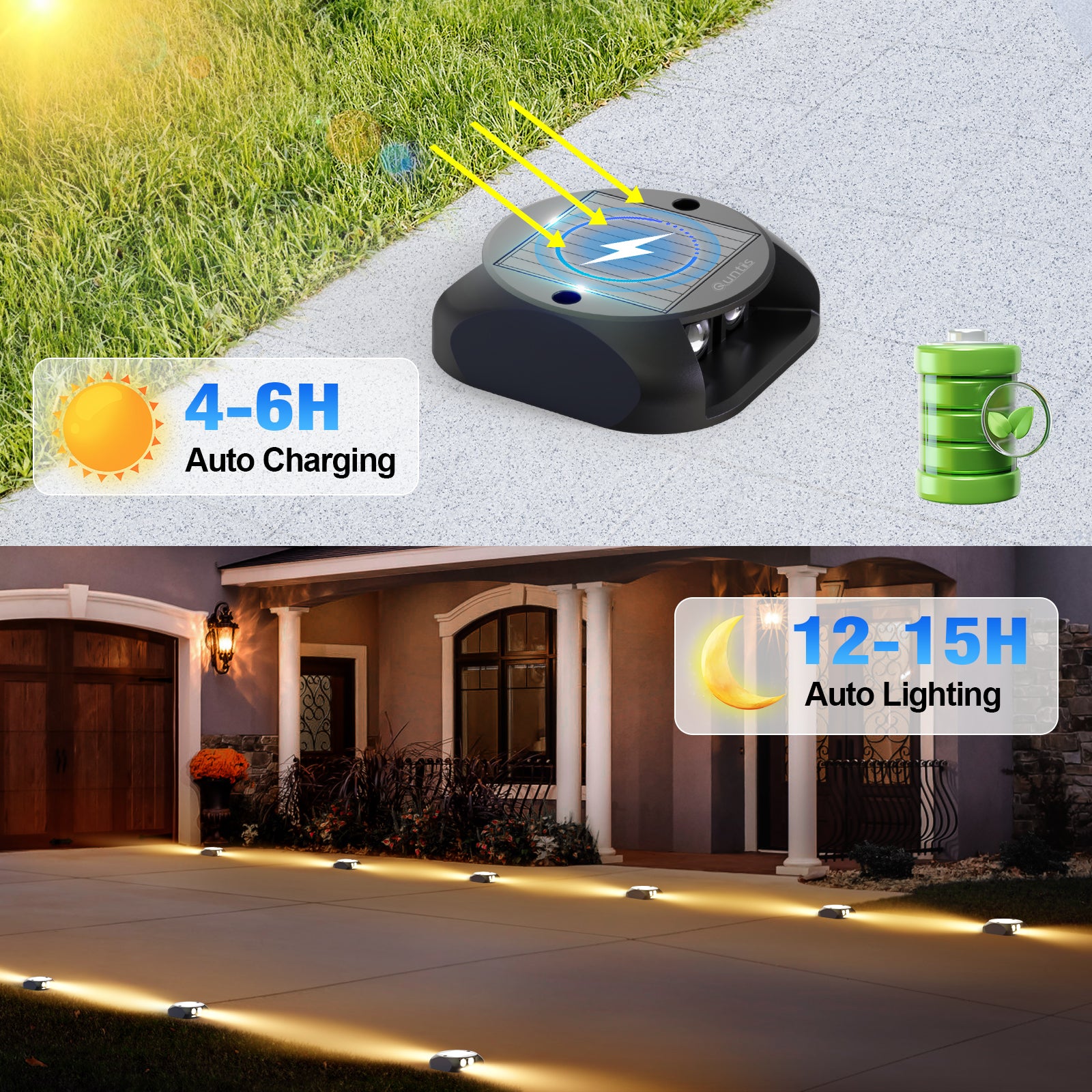 quntis-led-solar-deck-lights-warmwei-4er-pack-ip65 image 4