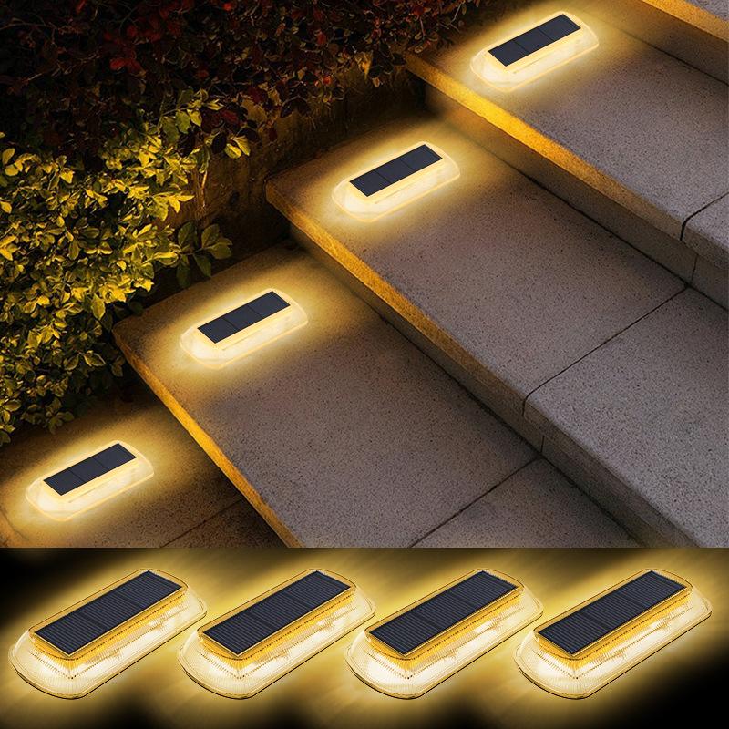 quntis-led-solar-lights-treppenleuchte-warmwei-4er-pack-ip68 image 2