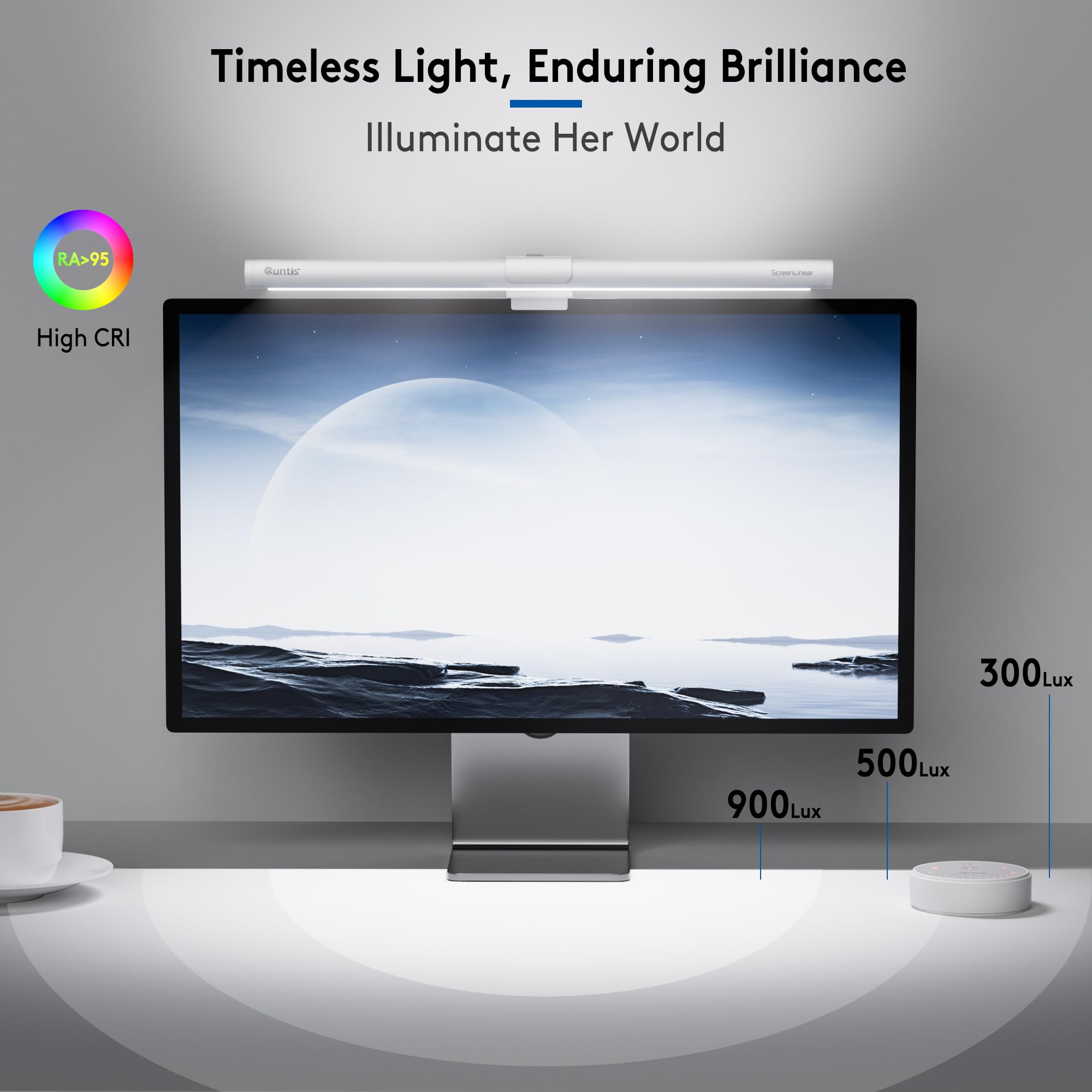quntis-glow-screenbar-41-cm-wei-mit-hintergrundlicht image 3