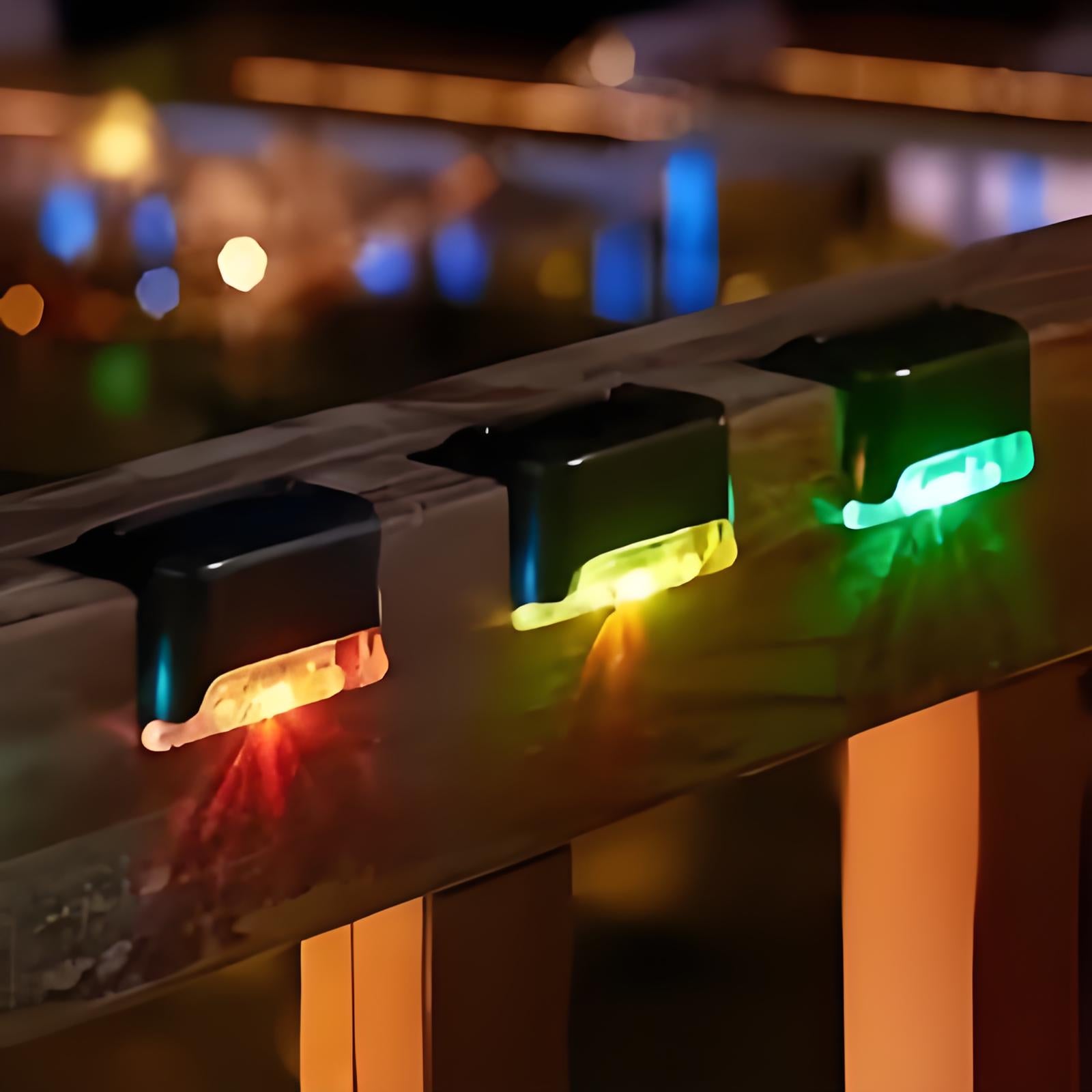quntis-led-solar-lights-treppenlicht-4er-warmwei-schwarz image 4