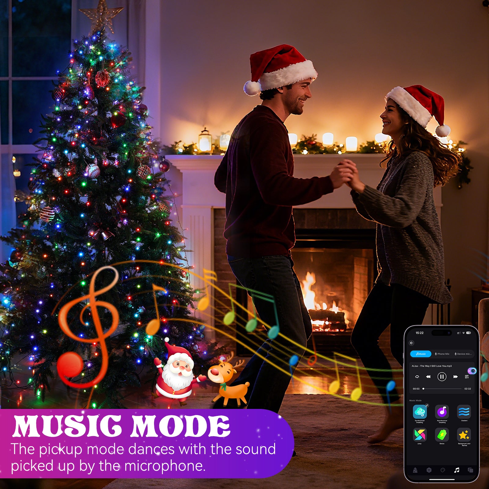 quntis-xmas-lights-400-led-lichterkette-smart-bunt-app image 4