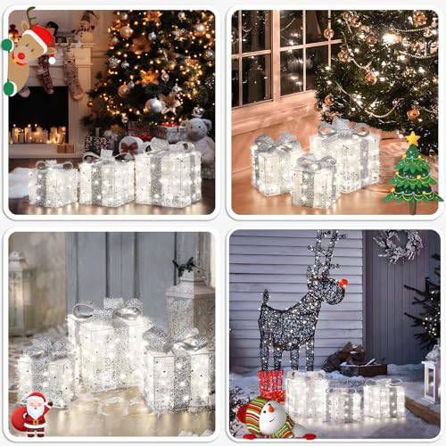 quntis-xmas-lights-geschenkboxen-3er-set-140-leds-warmwei image 2