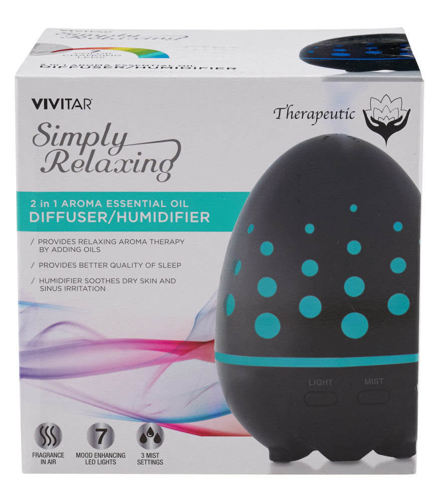 vivitar-aroma-diffuser-luftbefeuchter-schwarz-therische-le image 5