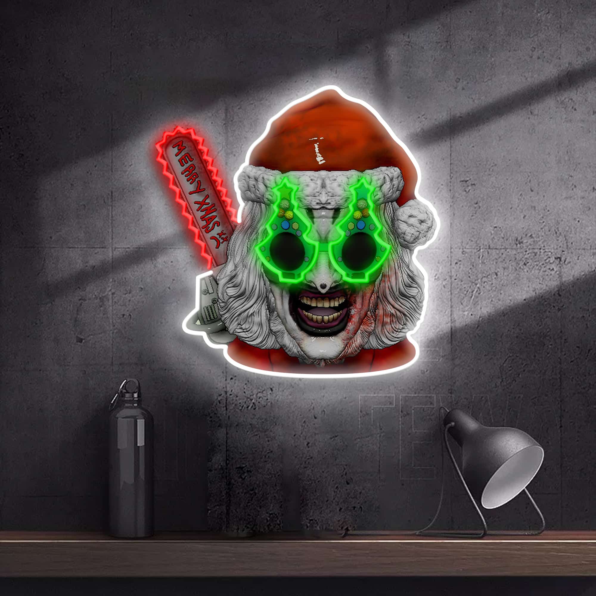 quntis-xmas-lights-terrifier-neonschild-40cm-art-the-clown image 3