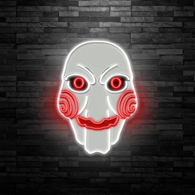 quntis-halloween-lights-saw-jigsaw-neon-schild-30in-led image 1